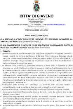 CITTA' DI GIAVENO Provincia di Torino