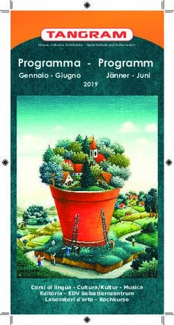Tangram Programma - Programm - Gennaio-Giugno J&auml;nner-Juni