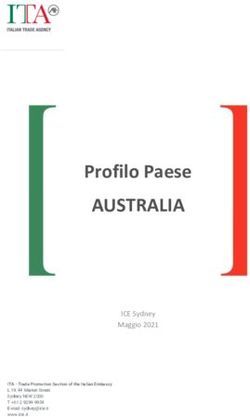 AUSTRALIA Profilo Paese - ICE Sydney Maggio 2021