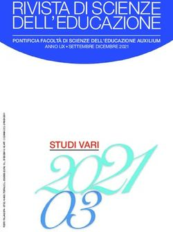 RIVISTA DI SCIENZE DELL'EDUCAZIONE - STUDI VARI - PONTIFICIA FACOLT&Agrave; DI SCIENZE DELL'EDUCAZIONE AUXILIUM - Rubbettino editore