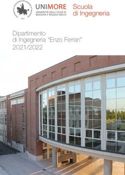 Scuola di Ingegneria Dipartimento di Ingegneria "Enzo Ferrari" 2021/2022 - Unimore