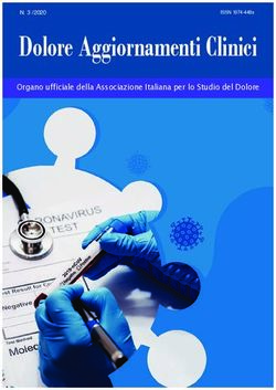 Dolore Aggiornamenti Clinici - Organo ufficiale della Associazione Italiana per lo Studio del Dolore - Libellula Libera