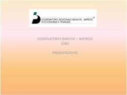 OSSERVATORIO BANCHE - IMPRESE (OBI) PRESENTAZIONE