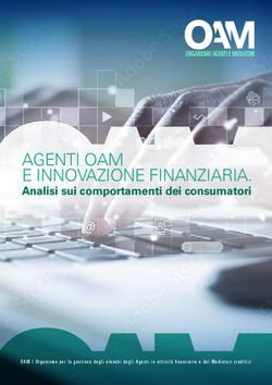 AGENTI OAM E INNOVAZIONE FINANZIARIA - Analisi sui comportamenti dei consumatori - Diritto Bancario