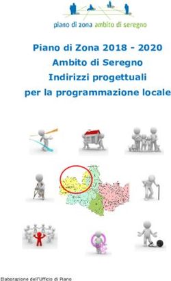 Ambito di Seregno Indirizzi progettuali per la programmazione locale - Piano di Zona 2018 2020 - Elaborazione dell'Ufficio di Piano - FNP CISL ...