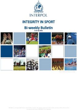 INTEGRITY IN SPORT Bi-weekly Bulletin - Interpol