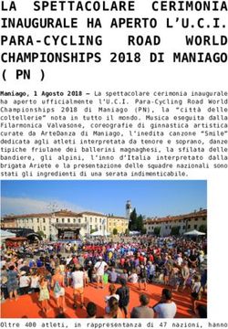 LA SPETTACOLARE CERIMONIA INAUGURALE HA APERTO L'U.C.I. WORLD - Il Discorso