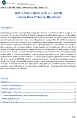 DOMANDE E RISPOSTE SUL GDPR - (General Data Protection Regulation) - ticino.com