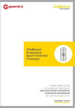 CheBanca! Protezione Sport Invernali Premium - ANIA-ASSOCIAZIONI CONSUMATORI ASSOCIAZIONI INTERMEDIARI - Genertel