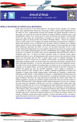 Articoli di Moda - primo incontro a ...