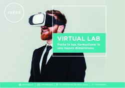 VIRTUAL LAB Porta la tua formazione in una nuova dimensione - P.I 13672551002 - Idego Psicologia Digitale