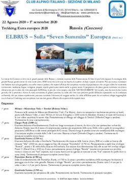 ELBRUS - Sulla "Seven Summits" Europea (5642 m.) - CAI ...