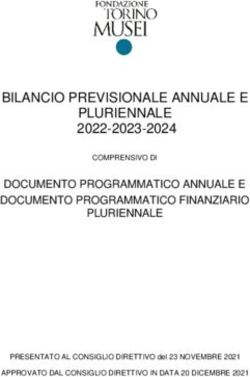 BILANCIO PREVISIONALE ANNUALE E PLURIENNALE 2022-2023-2024