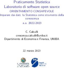 Praticamente Statistica Laboratorio di software open source