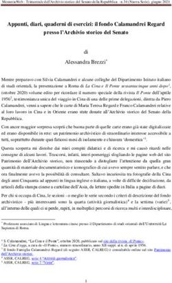 Appunti, diari, quaderni di esercizi: il fondo Calamandrei Regard presso l'Archivio storico del Senato - Trimestrale dell'Archivio storico del ...