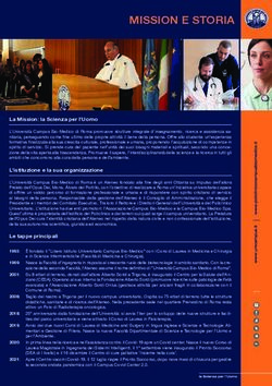 MISSION E STORIA - Universit&agrave; Campus Bio-Medico