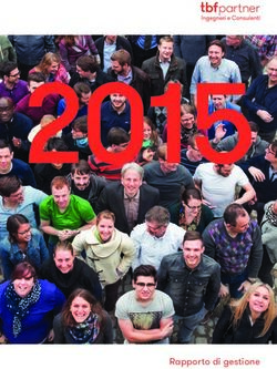 Rapporto di gestione - TBF Partner
