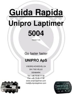 GUIDA RAPIDA UNIPRO LAPTIMER 5004 - UNIPRO APS