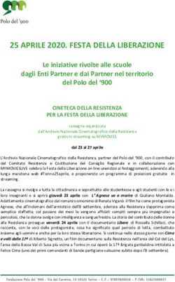 25 APRILE 2020. FESTA DELLA LIBERAZIONE - Le iniziative rivolte alle scuole dagli Enti Partner e dai Partner nel territorio del Polo del '900 ...