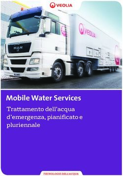 Mobile Water Services - Trattamento dell'acqua d'emergenza, pianificato e pluriennale