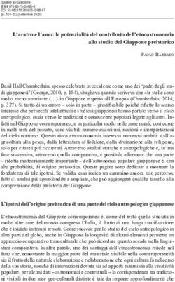 L'aratro e l'amo: le potenzialit&agrave; del contributo dell'etnoastronomia allo studio del Giappone preistorico