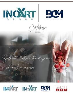 Catalogo "Soltanto nella tradizione è il nostro amore" - C ogo 2020-2021 - BCM srl