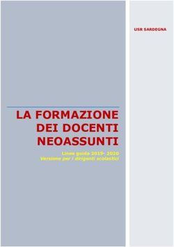 LA FORMAZIONE DEI DOCENTI NEOASSUNTI - Linee guida 2019- 2020 Versione per i dirigenti scolastici