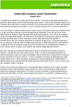 Conto alla rovescia verso l'estinzione