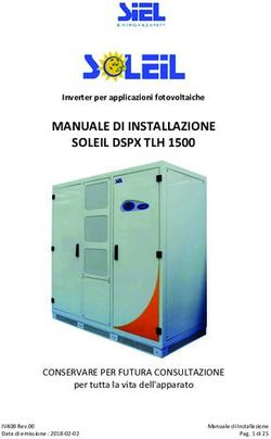 MANUALE DI INSTALLAZIONE SOLEIL DSPX TLH 1500 - CONSERVARE PER FUTURA CONSULTAZIONE per tutta la vita dell'apparato - Siel Spa