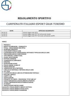 REGOLAMENTO SPORTIVO CAMPIONAT0 ITALIAN0 ESPORT GRAN TURISMO - ESport Italia