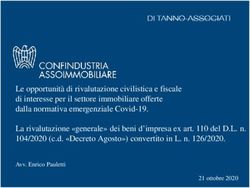 Le opportunit&agrave; di rivalutazione civilistica e fiscale di interesse per il settore immobiliare offerte dalla normativa emergenziale Covid-19. La ...