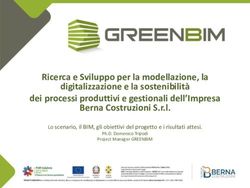 Ricerca e Sviluppo per la modellazione, la digitalizzazione e la sostenibilit&agrave; dei processi produttivi e gestionali dell'Impresa Berna Costruzioni ...