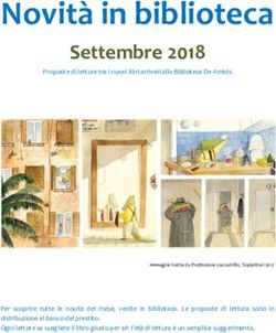 Novit&agrave; in biblioteca Settembre 2018 - Biblioteche di Genova