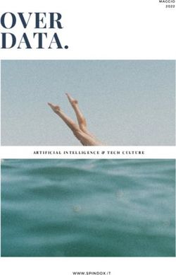 OVER DATA - ARTIFICIAL INTELLIGENCE & TECH CULTURE - Spindox