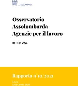 Osservatorio Assolombarda Agenzie per il lavoro - Rapporto n 10/2021 - III TRIM 2021
