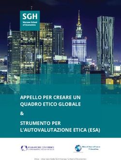 APPELLO PER CREARE UN QUADRO ETICO GLOBALE