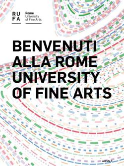 BENVENUTI ALLA ROME UNIVERSITY OF FINE ARTS - RUFA
