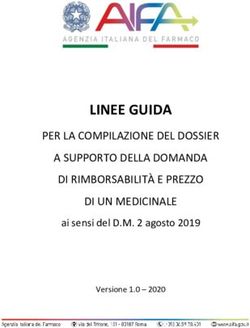 LINEE GUIDA PER LA COMPILAZIONE DEL DOSSIER A SUPPORTO DELLA DOMANDA DI RIMBORSABILIT&Agrave; E PREZZO DI UN MEDICINALE - AIFA