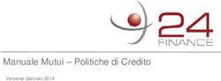 Manuale Mutui - Politiche di Credito - Versione Gennaio 2014