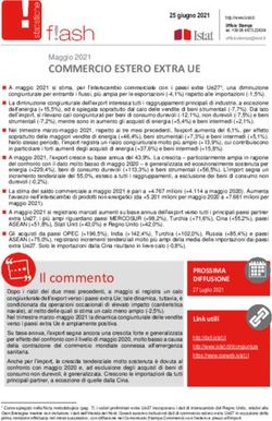COMMERCIO ESTERO EXTRA UE - Maggio 2021 - Istat