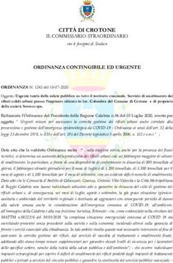 CITTÀ DI CROTONE IL COMMISSARIO STRAORDINARIO