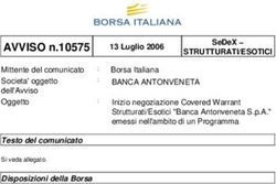 AVVISO n.10575 - Borsa Italiana