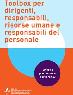 Toolbox per dirigenti, responsabili, risorse umane e responsabili del personale - "Vivere e promuovere la diversit&agrave;." - SGB-FSS