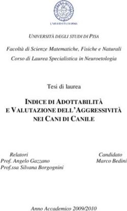 NEI CANI DI CANILE INDICE DI ADOTTABILIT&Agrave; E VALUTAZIONE DELL'AGGRESSIVIT&Agrave; - CORE