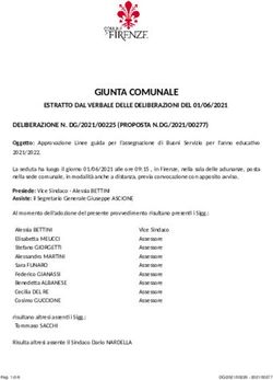 GIUNTA COMUNALE ESTRATTO DAL VERBALE DELLE DELIBERAZIONI DEL 01/06/2021 - Comune ...