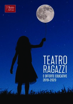 TEATRO RAGAZZI E OFFERTE EDUCATIVE 2019-2020 - Comune di Copparo