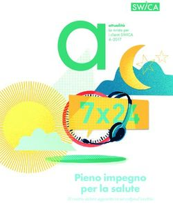 Pieno impegno per la salute - Il vostro valore aggiunto in un colpo d'occhio - attualità La rivista per i clienti SWICA 4 2017