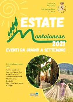 Estate 2021 EVENTI DA GIUGNO A SETTEMBRE - In collaborazione con: Montaione in Tuscany