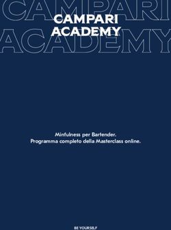 Minfulness per Bartender. Programma completo della Masterclass online - BE YOURSELF