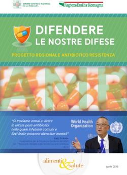 DIFENDERE LE NOSTRE DIFESE - Alimenti & Salute